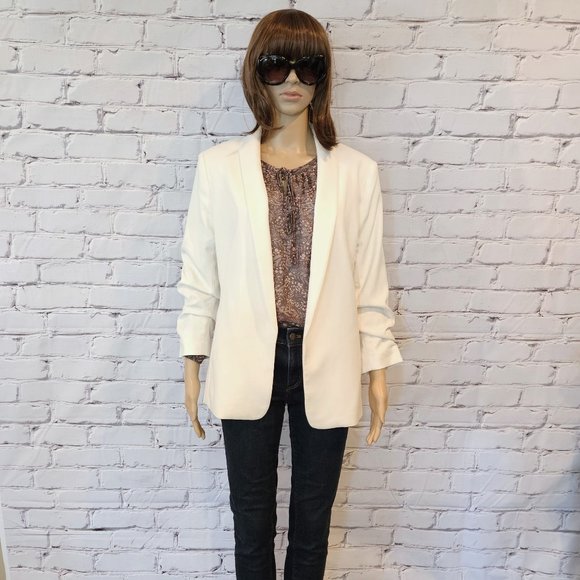 Ann Taylor - LOFT, Long sleeve brown/pink floral sheer blouse - Picture 11 of 14